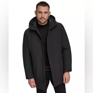 Calvin Klein Collection Black Hooded Puffer Jacket